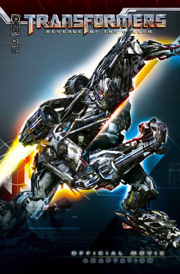 Revenge of the Fallen Adaptation #3 5-Page Preview, Continues
