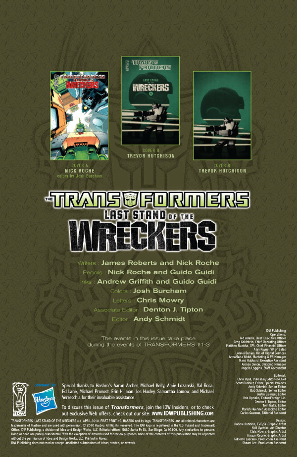 Prowl Spotlight and the Last Stand of the Wreckers #4 Previews