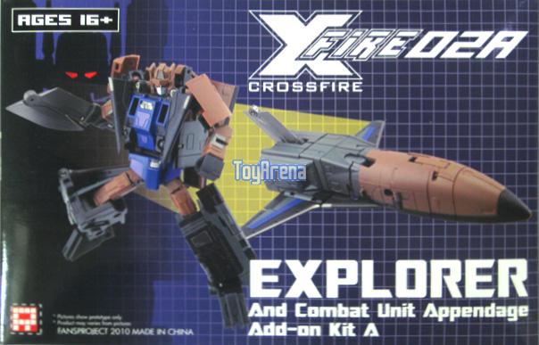 014 Fansproject Crossfire 02B Munitioner and 02A Explorer