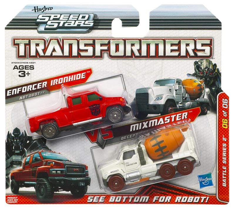 Transformers Speed Stars - Enforcer Ironhide Mixmaster, High