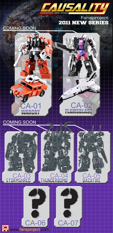 Fansproject Causality CA-01 Warcry, CA-02 Flameblast