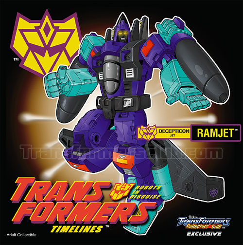 Transformers Collectors Club Exclusive G2 Ramjet Box Art