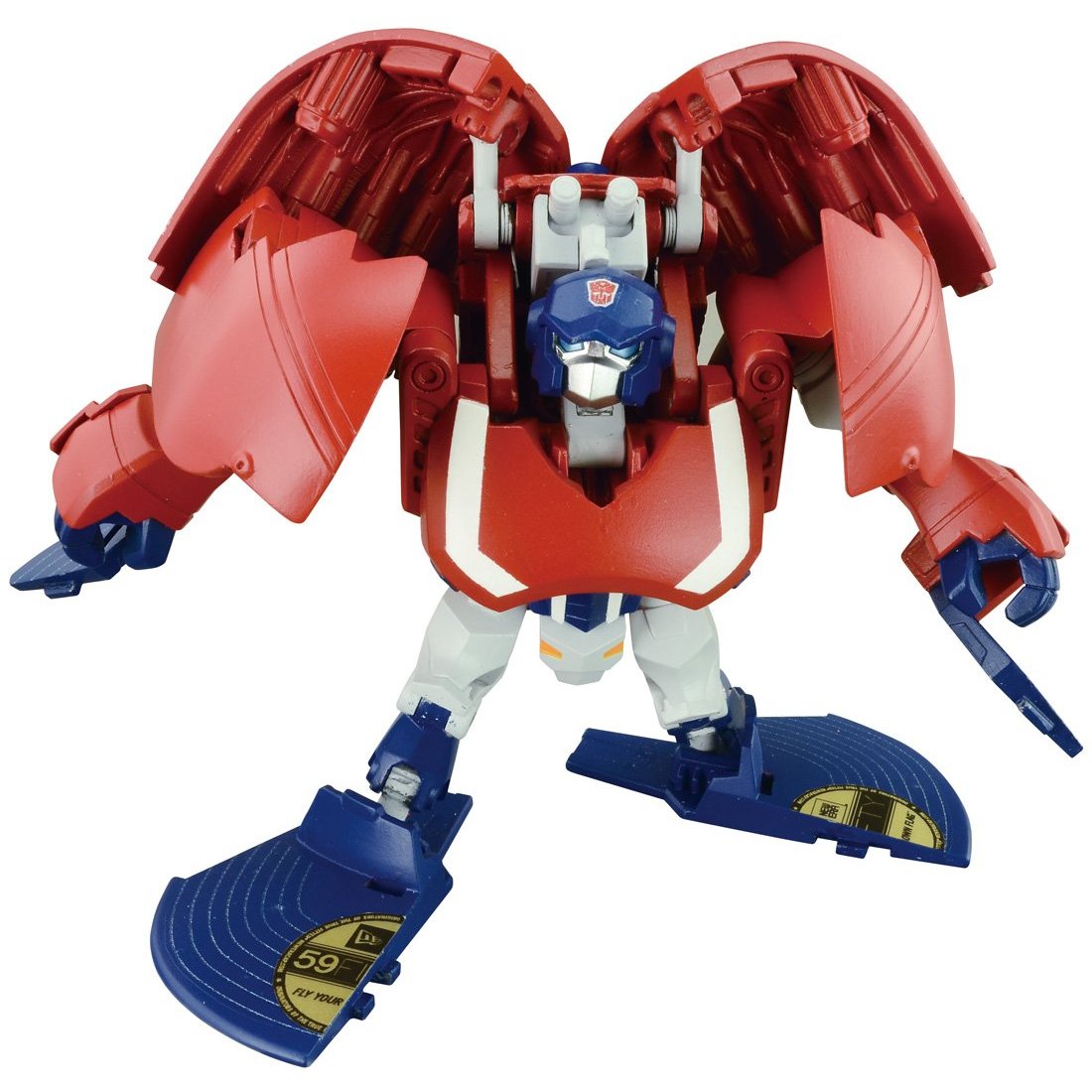 New Looks at Transformers Cap Bots Optimus Prime and Megatron 