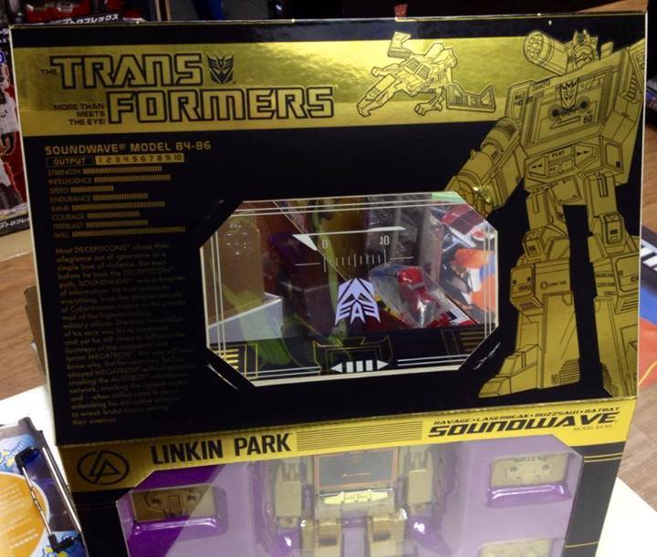 INFINITE L ラキドロ(soundwave) Linkin Park Soundwave Transformers Special Edition Action