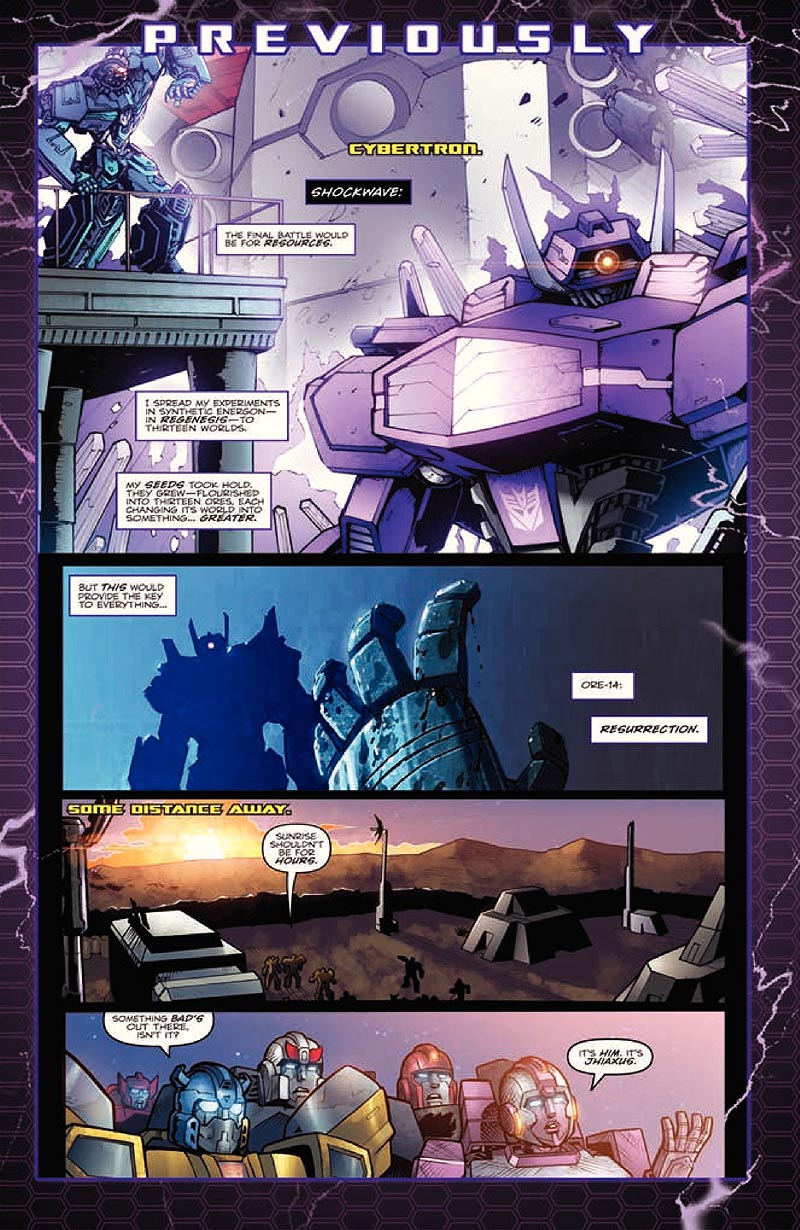 Transformers: Dark Cybertron #1 Comic Book Extended Preview - THE