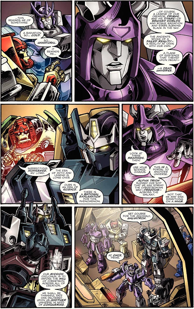 Transformers: Dark Cybertron #1 Comic Book Extended Preview - THE