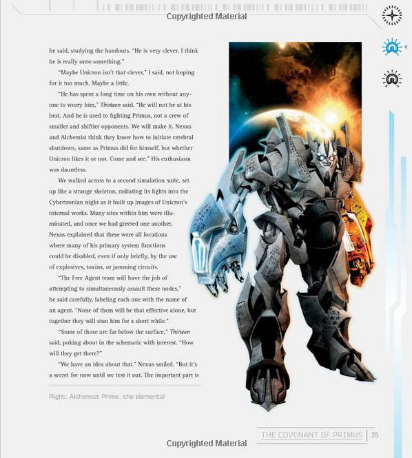 Transformers: The Covenant of Primus Hardcover Mega Preview of 13 