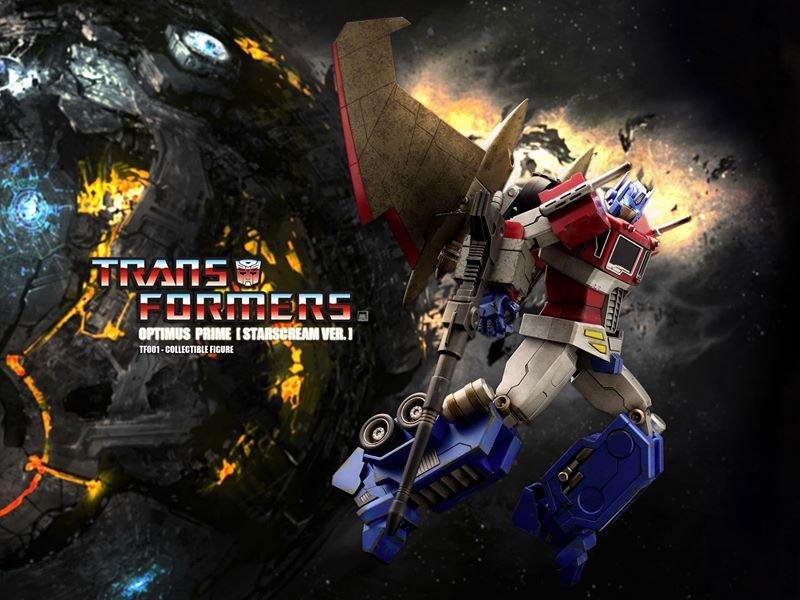 特撮 THE TRANSFORMERS GENERATION 1 Optimus Prime (Starscream Version)(Special Edition) Transformers Optimus Prime Starscream Version Figure by Hot