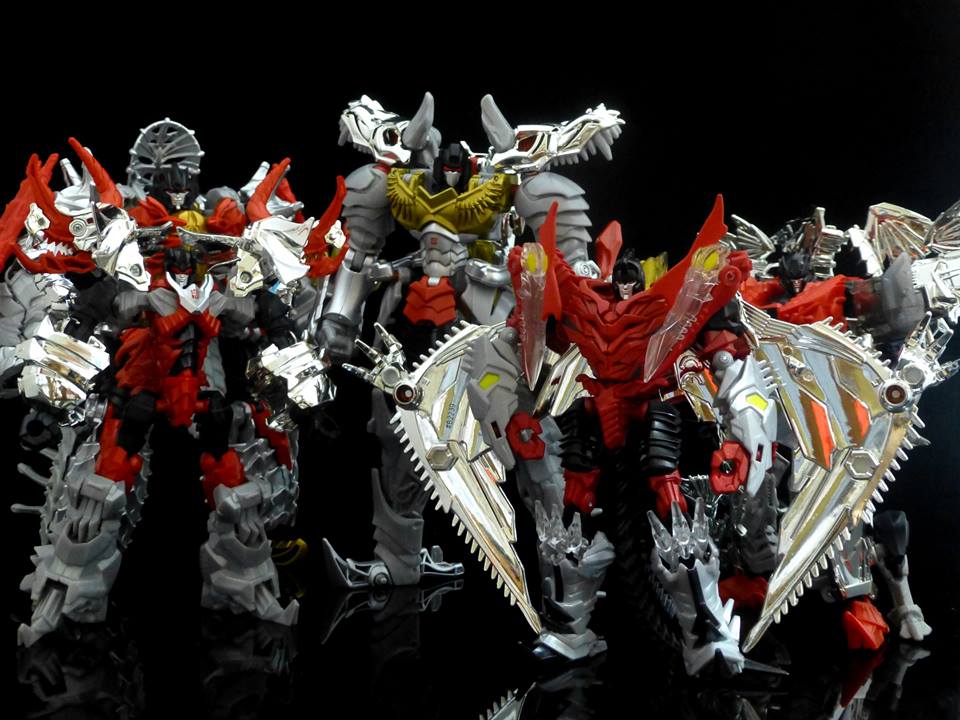 Platinum Edition G1 Style Age of Extinction Dinobots Set New Photos