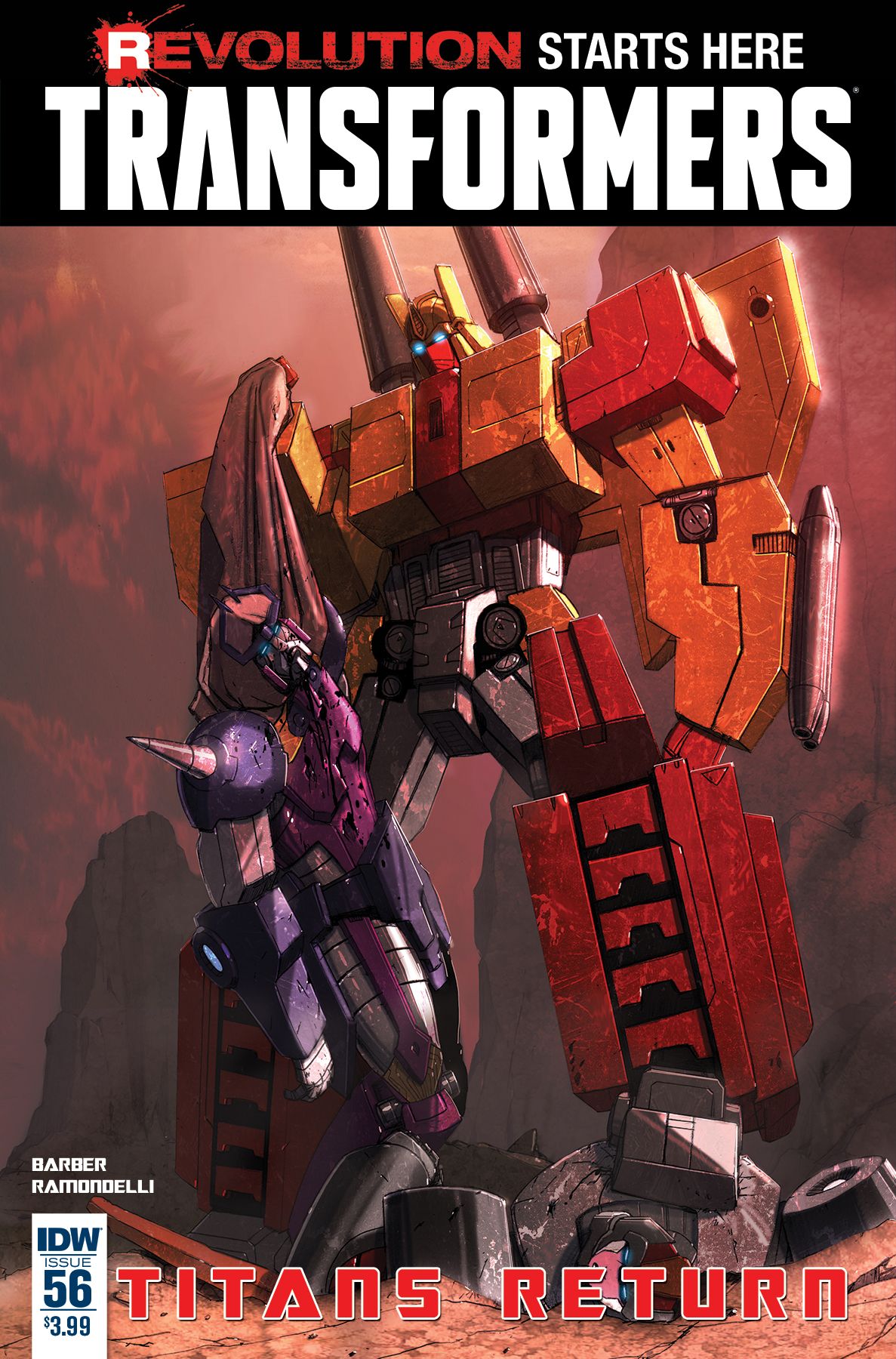 IDW Transformers Comic Solicitations For August, 2016
