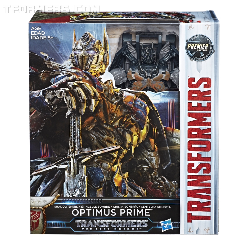 Offiical Images The Last Knight Premier Edition Leader Shadow Spark Optimus  Prime