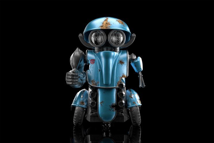 Transformers Saga - Robot Sqweeks Scooter 15cm - Jouet Transformable 2