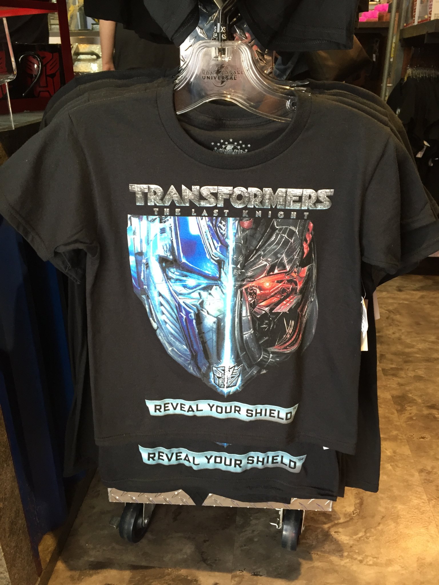 T-shirt Transformers Universal Studios – Homme Taille M, Bleu, édition 2011 Hasbro