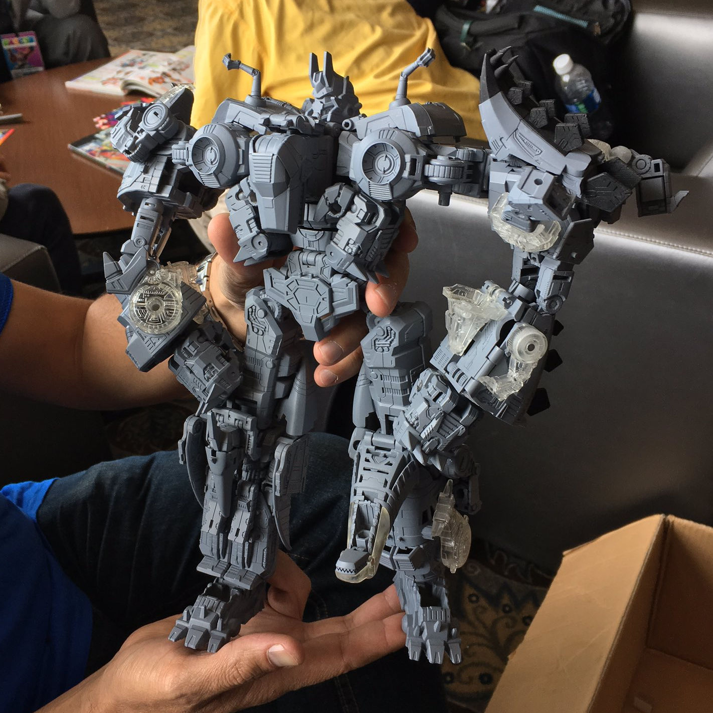 Hascon 2017 - Volcanicus Dinobot Combiner Prototype Close Up Photos