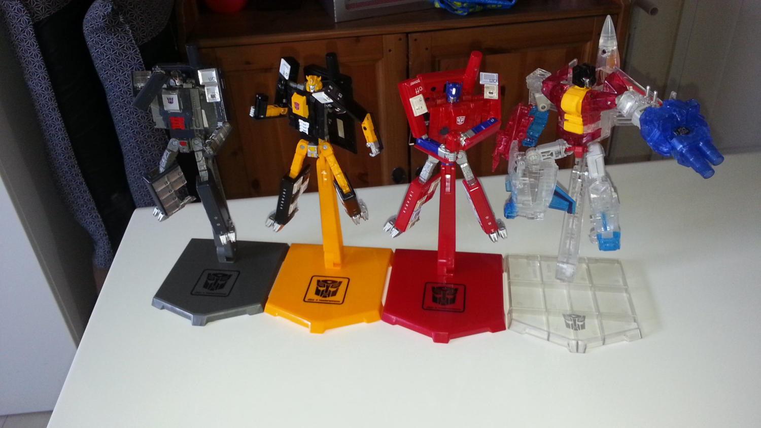au x Transformers Infobar Phone Figures Crowdfunding Special 