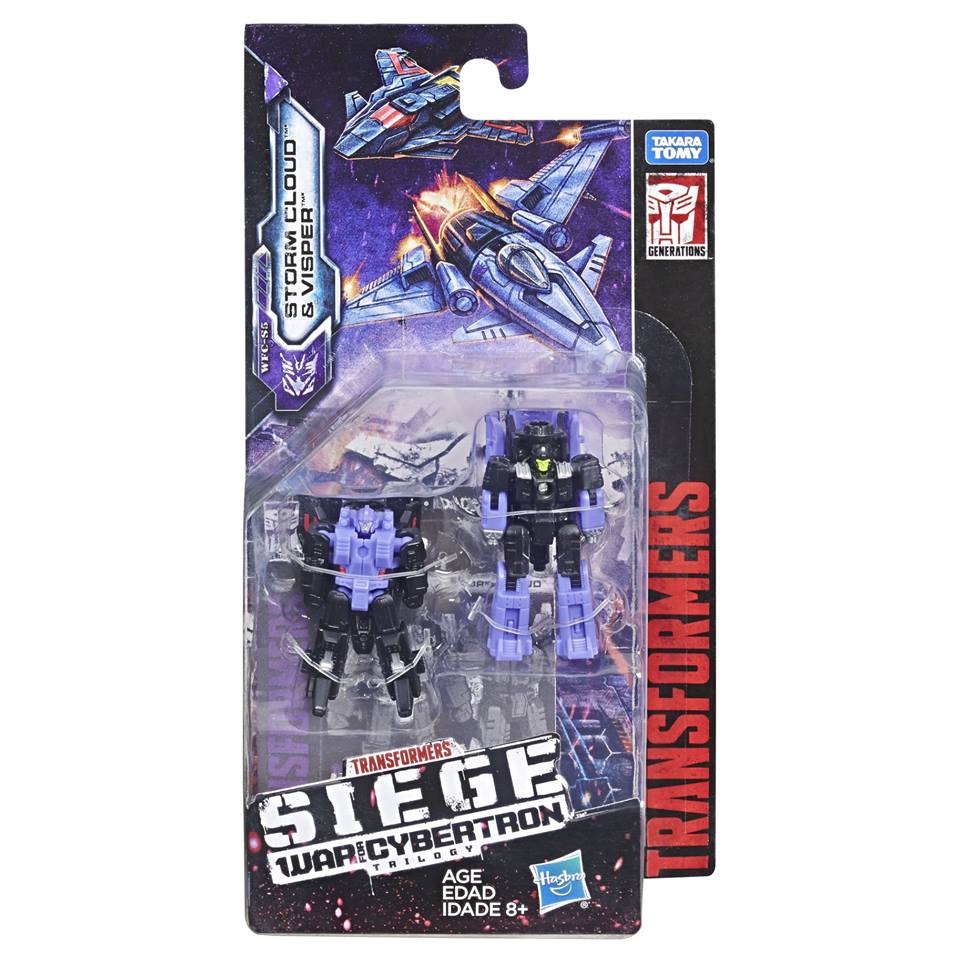 Transformers Siege WFC-S6 Storm Cloud & Visper - Micromaster Air Strike Patrol