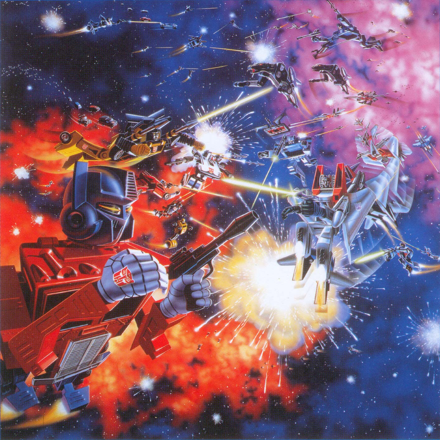 Original 1984 Transformers G1 Box Art Printing Acetates Reveal 