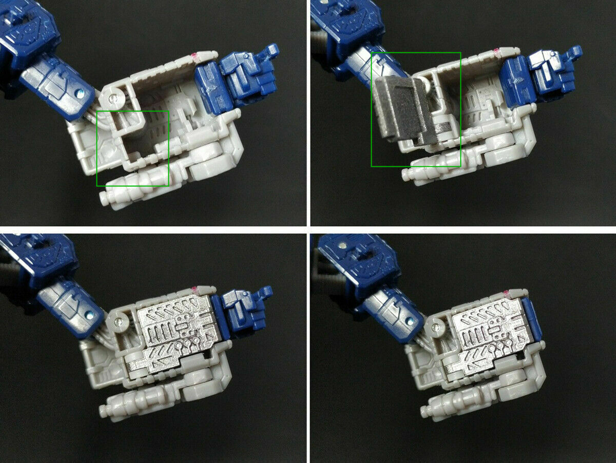 Shockwave Lab SL-65 Metal Exhaust Pipe Upgrade Kit For Siege Optimus Prime