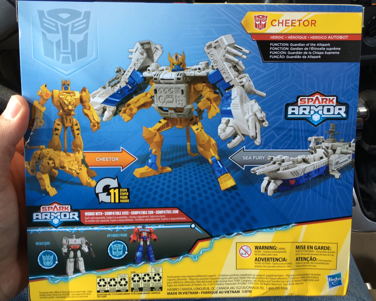 Transformers Cyberverse Spark Armor Cheetor Out of Box Photos, image size:1200x960