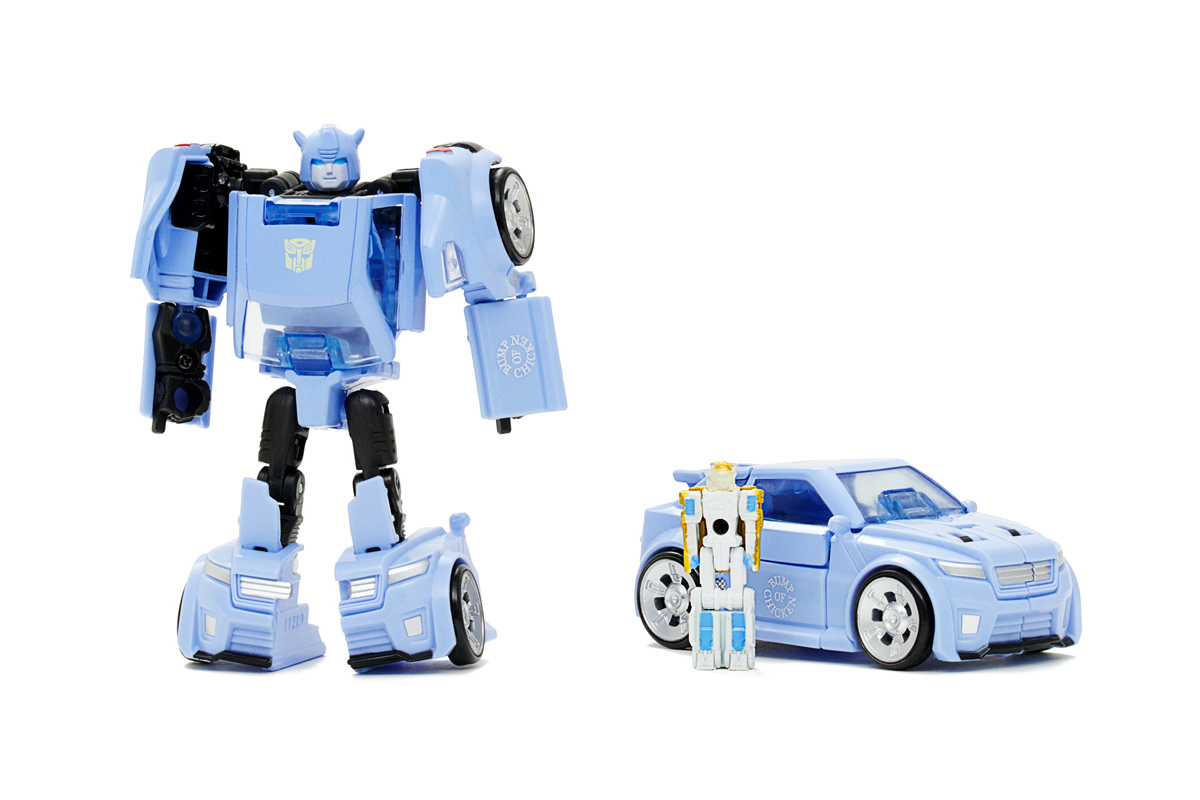Transformers x Bump of Chicken Sonic Blue Bumble & Exo-suit Chama - Japan Exclusive