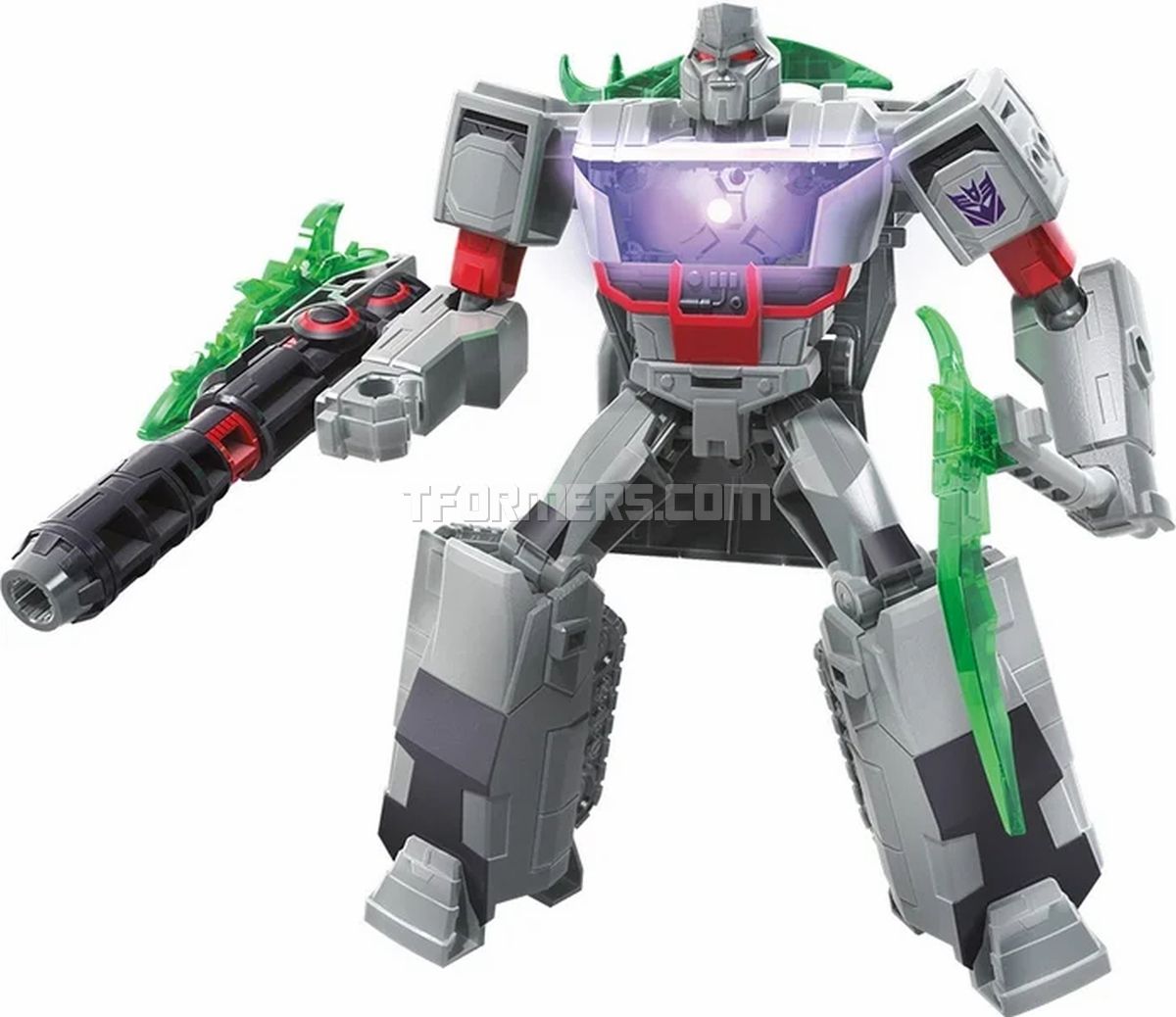 Transformers Bumblebee Cyberverse Adventures Battle Call Trooper, Action Figure Megatron 14 Cm Con Luci E Suoni, Si Trasforma In Carro Armato, Giocattolo 2-in-1
