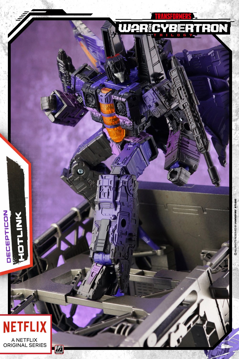 Transformers Netflix War For Cybertron Trilogy Heatstroke - Battlemaster