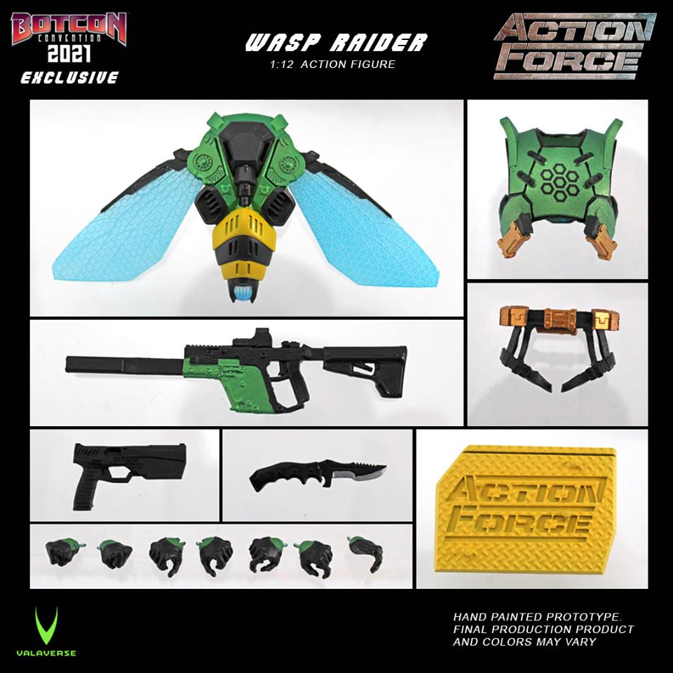 Botcon 2021 Action Force Wasp Raider Exclusive