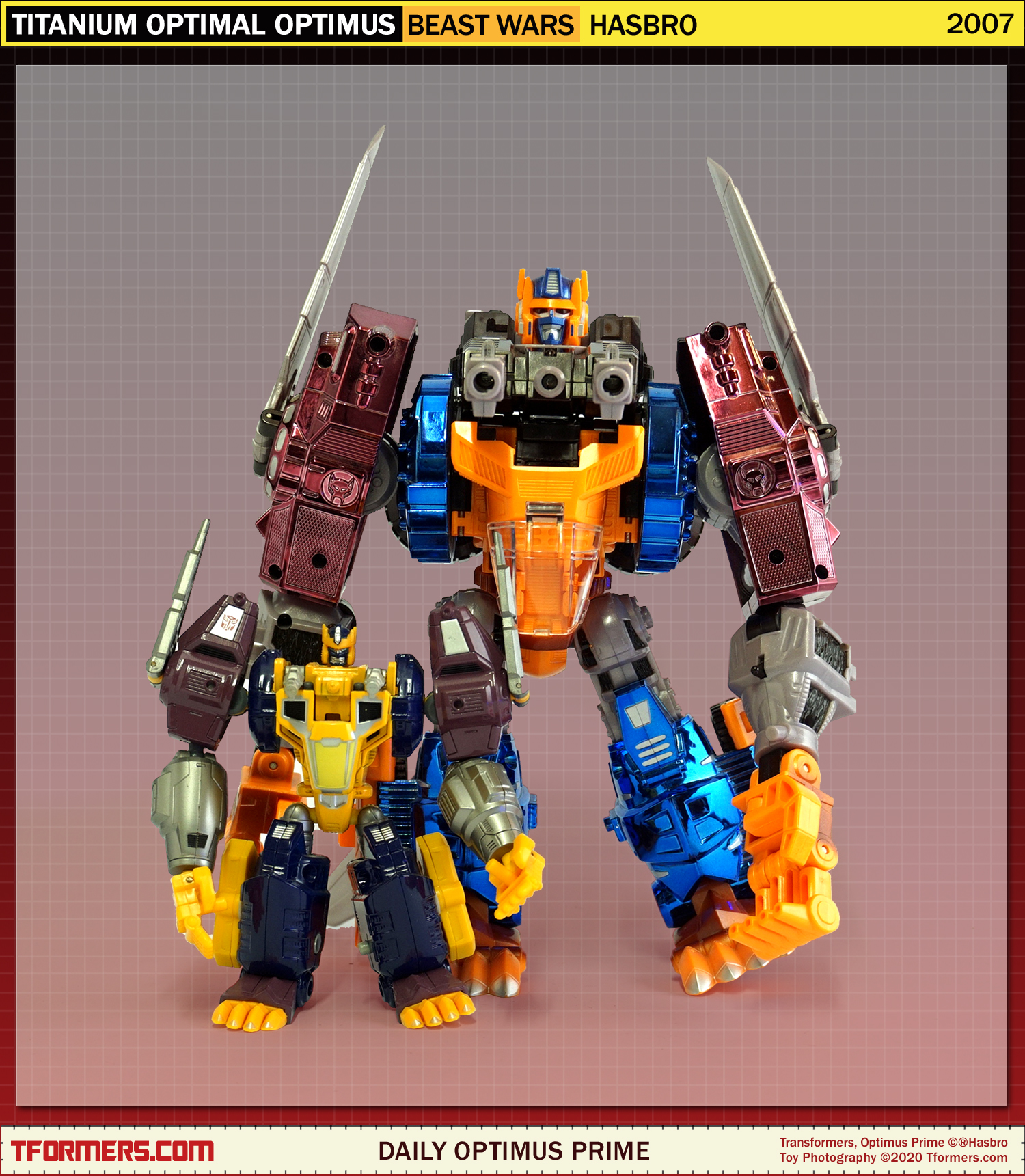Daily Prime - Cybertron Heroes Titanium Beast Wars Optimal Optimus