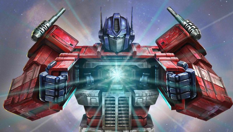 optimus prime happy