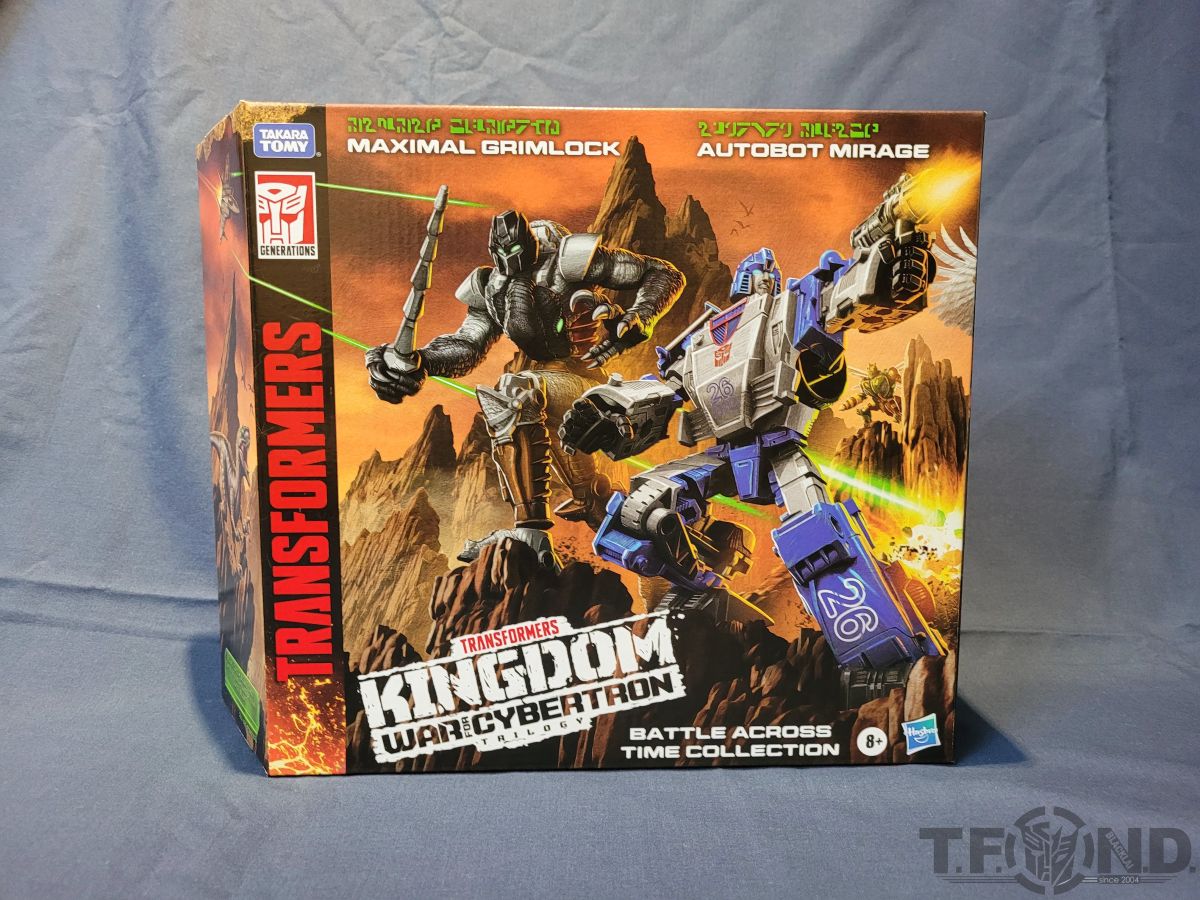 Battle Accross Time WFC-K40 Autobot Mirage & Maximal Grimlock In-Hand Images
