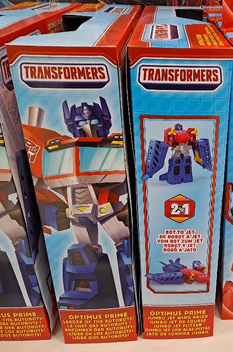 Transformers – Optimus Prime Jumbo Jet 38 Cm – Avec Figurine Bumblebee 11 Cm – Dès 3 Ans – Conversion 1 étape