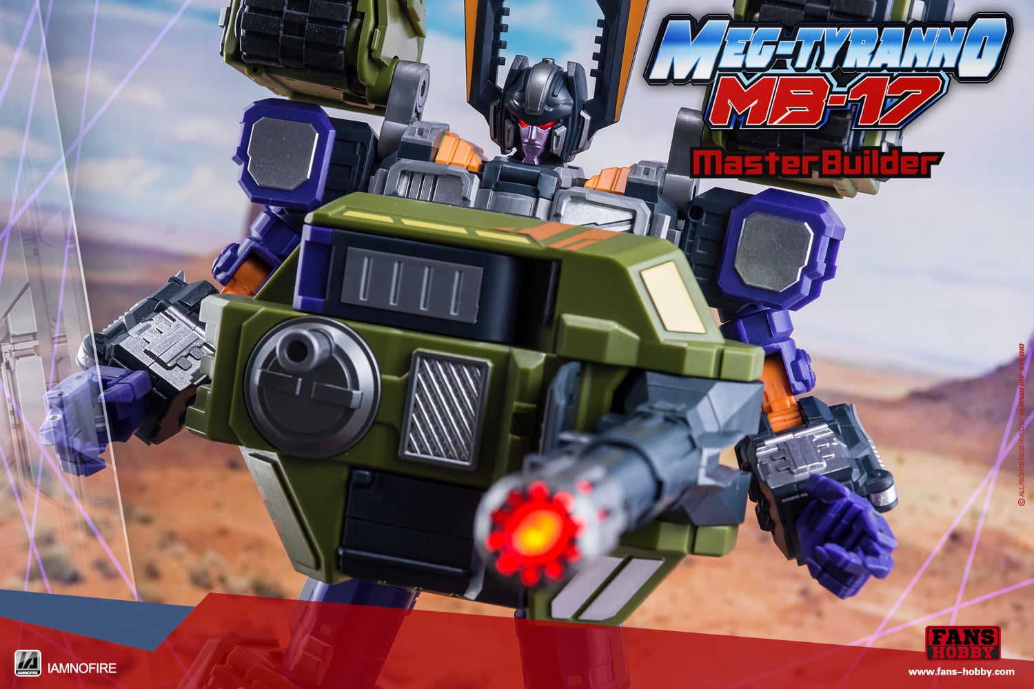 Fans Hobby MB-17 Meg-Tyranno (Armada Megatron) Toy Photography by 