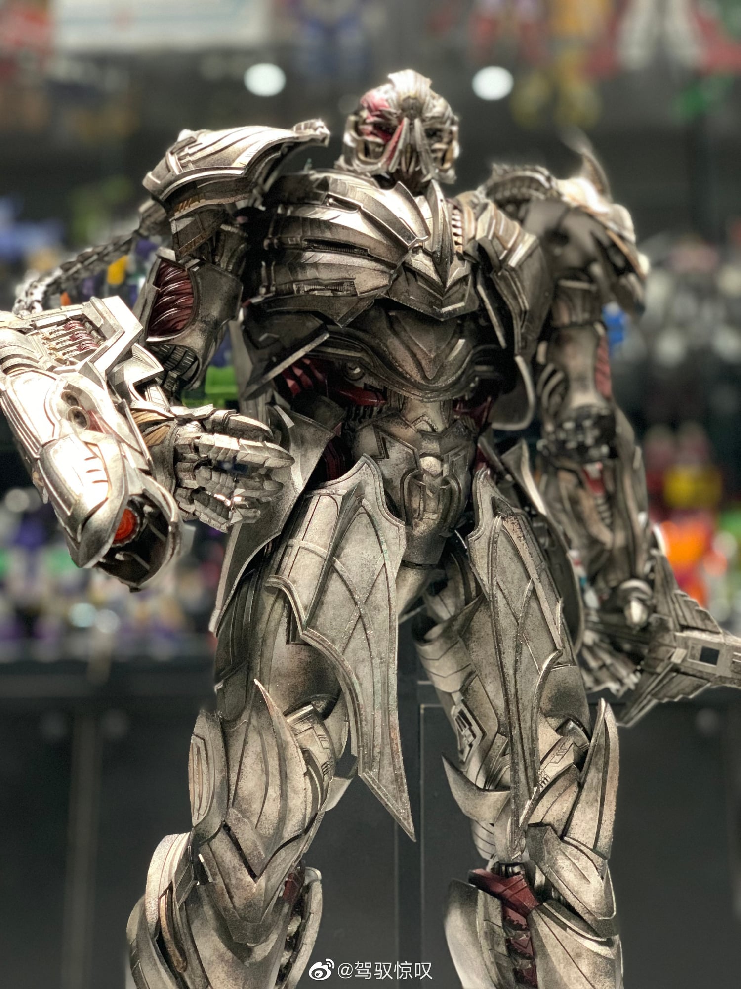 threezero Transformers The Last Knight Megatron In-Hand Images