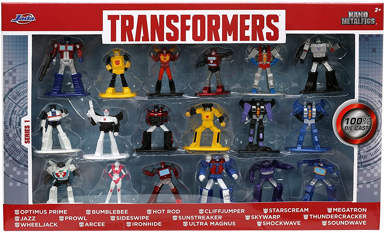 Jada Transformers G1 Arcee Figurine - Nano MetalFigs