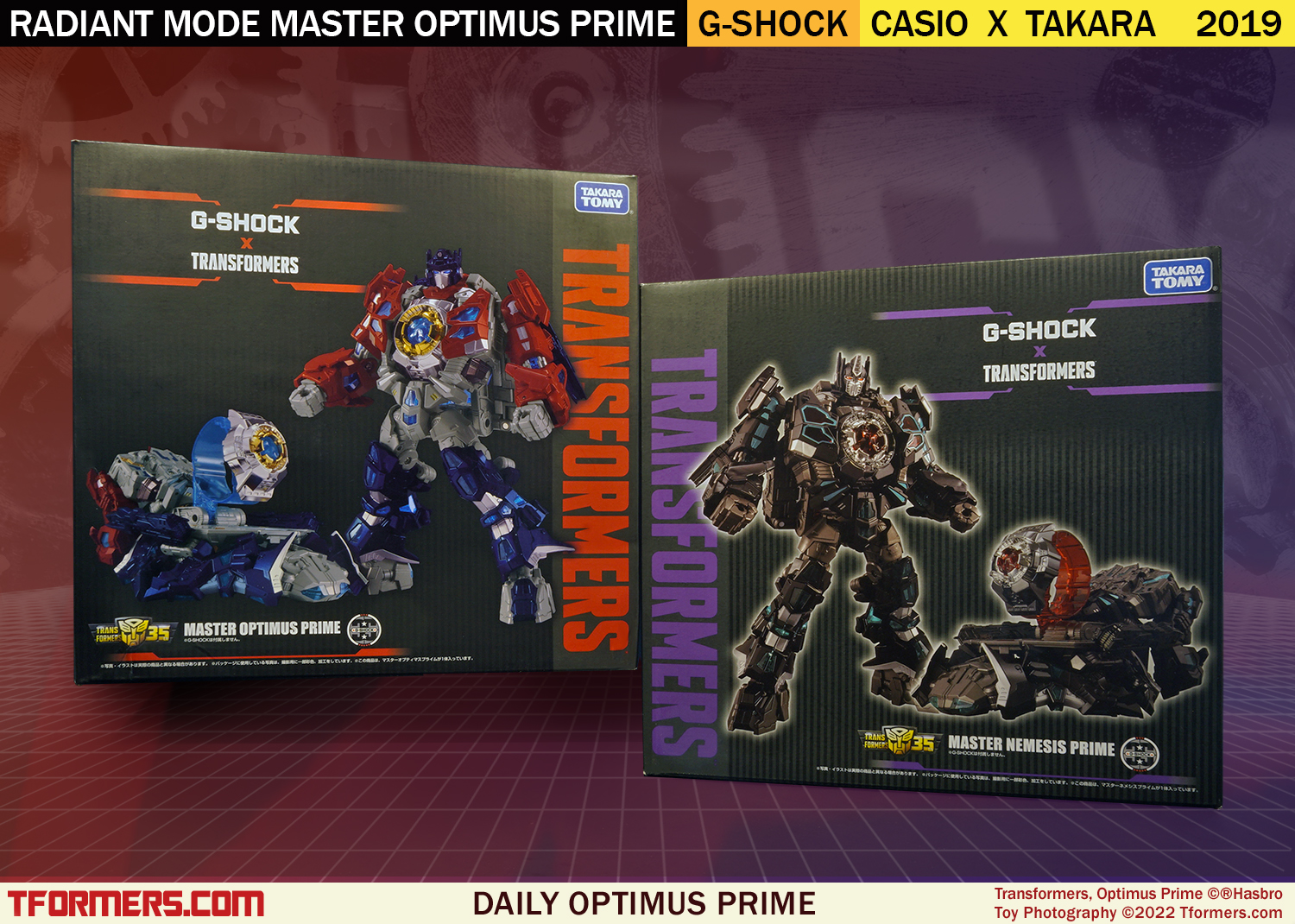 Daily Prime - G-Shock X Transformers Master Optimus Prime Time