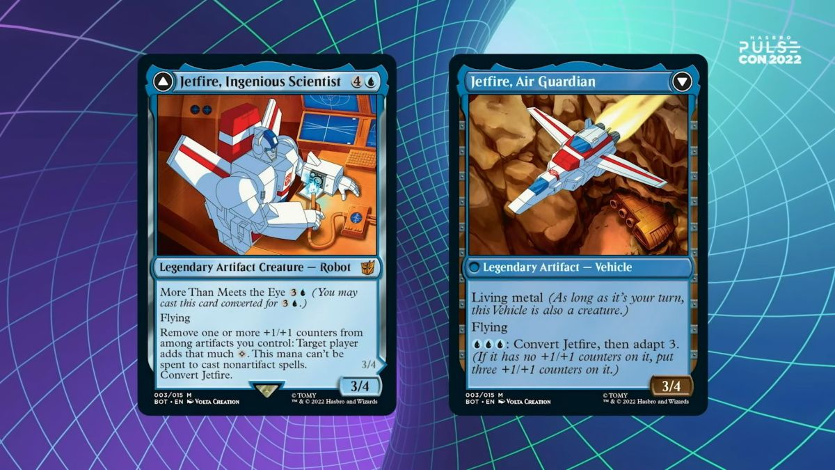 Hasbro Pulse Con 2022 - Transformers X Magic: The Gathering MORE Game Cards  Preview Images
