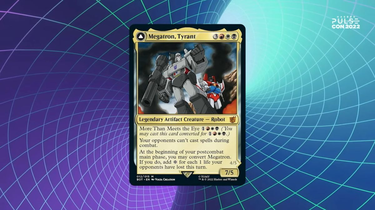 Hasbro Pulse Con 2022 - Transformers X Magic: The Gathering MORE Game Cards  Preview Images
