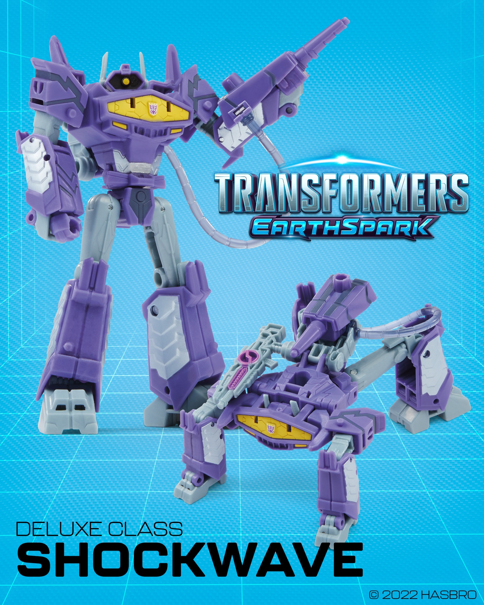 Transformers Earthspark Shockwave - Deluxe