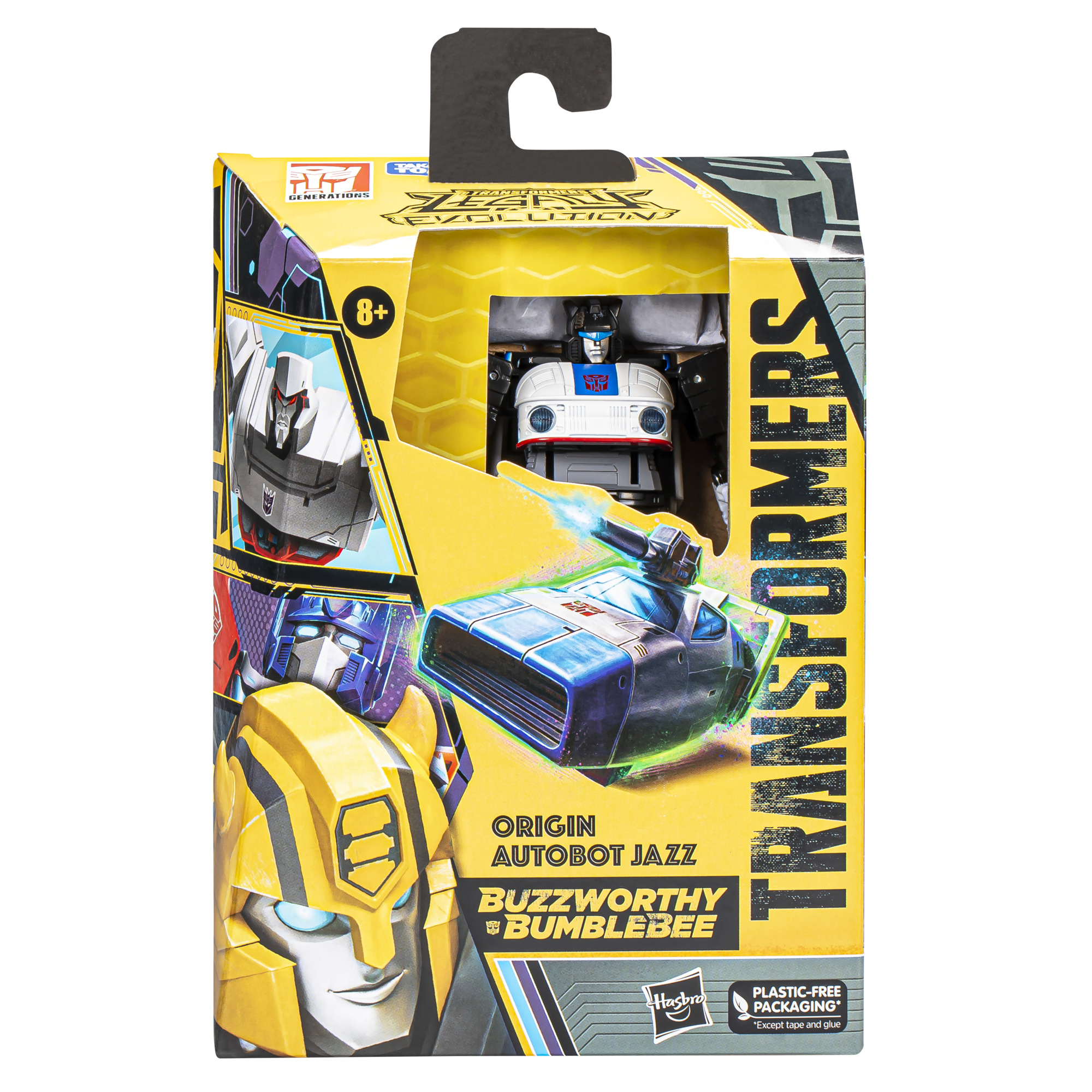 Transformers Buzzworthy Bumblebee Origin Autobot Jazz - Deluxe