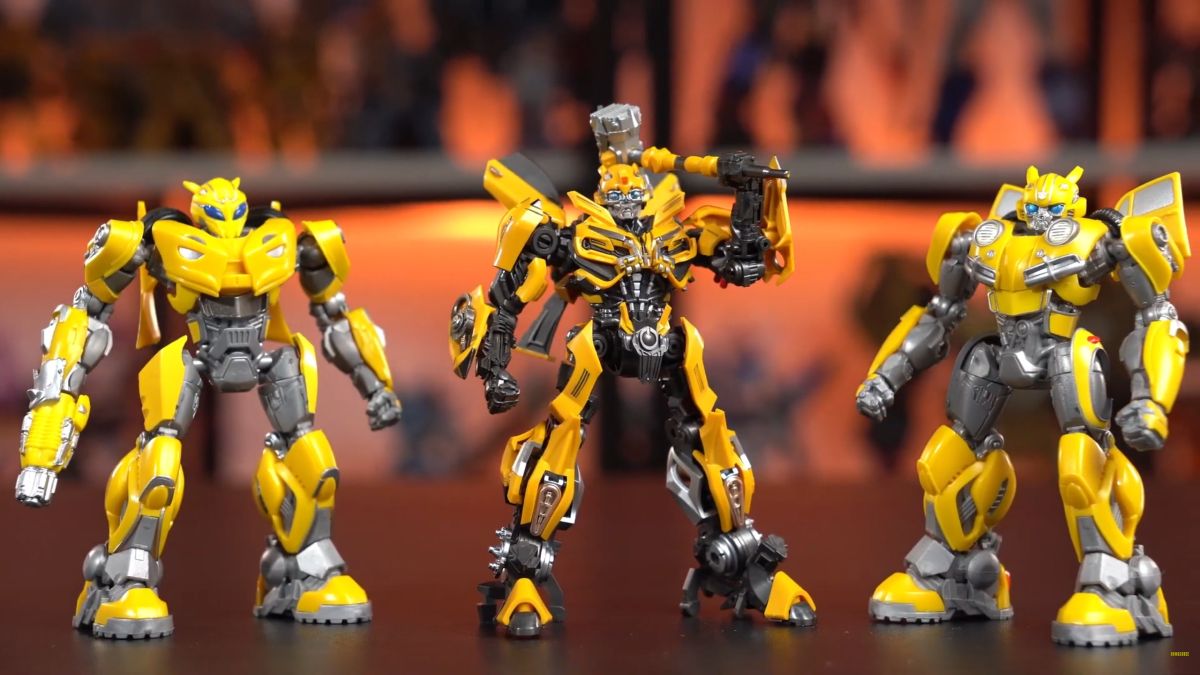 WATCH! In-Hand Preview Trumpeter Transformers: The Last Knight Bumblebee  Smart Model Kit