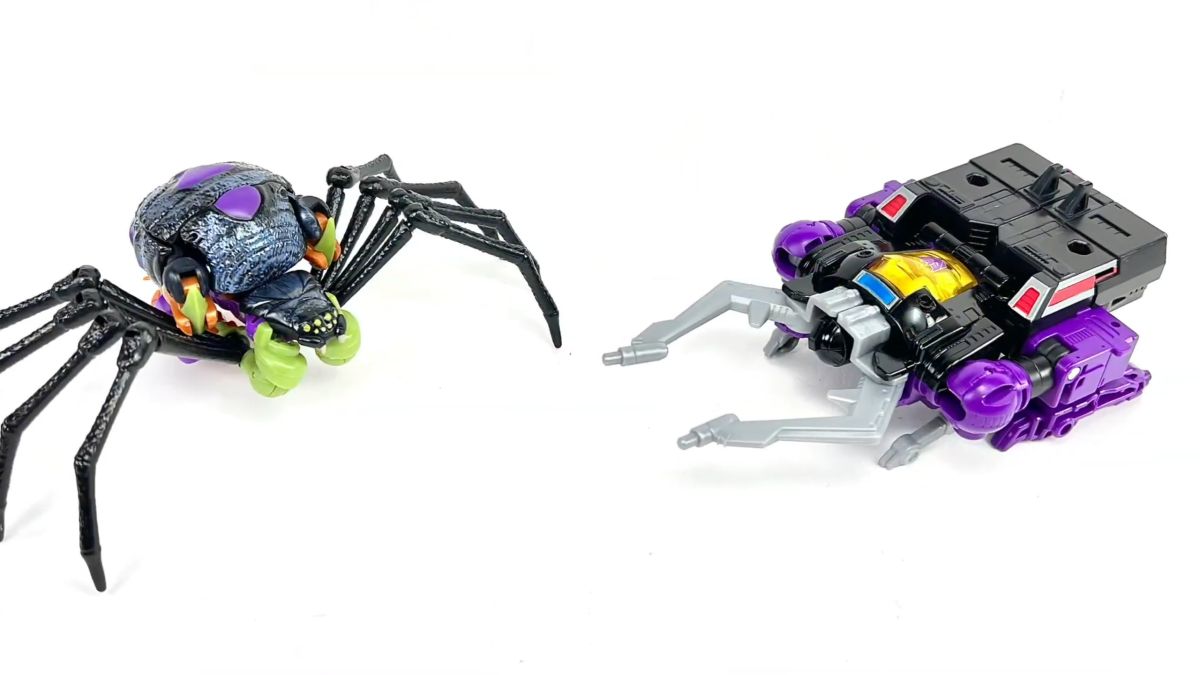 Transformers Legacy Evolution Insecticon Shrapnel In-Hand Images & Video
