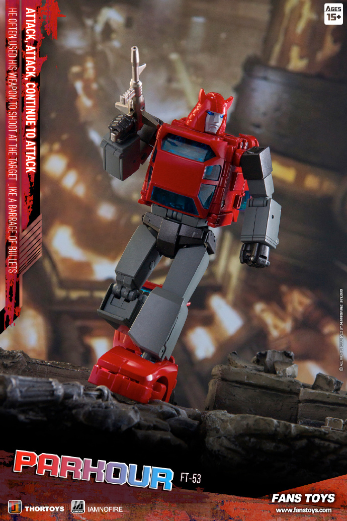 Fans Toys FT-53 Parkour Toy Photography Image Gallery by
