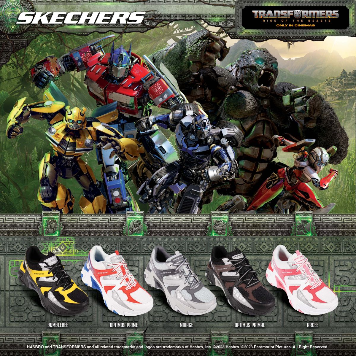 Skechers Sneaker Collection Launch from Transformers Rise Of The 