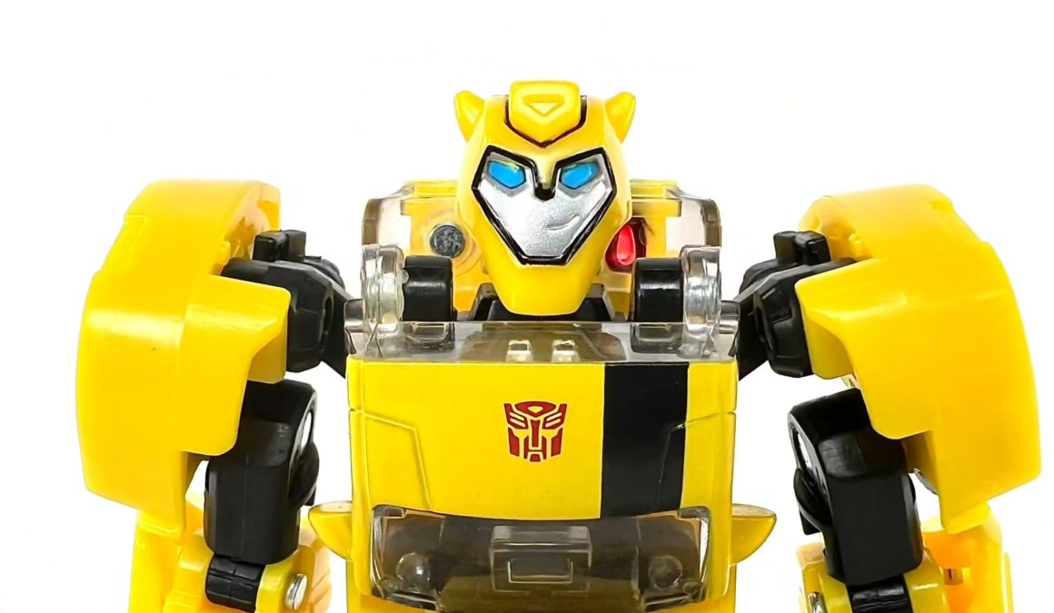 Transformers Legacy United TL-65 Bumblebee (Animato) – Action Figure 40° Anniversario, Convertibile, Con Armi Energy Stinger E Fast Booster