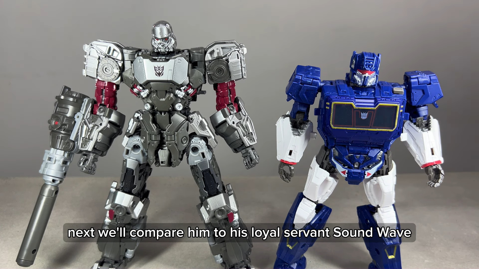 SS-109 Concept Art Megatron In-hand Images & Video for Studio 
