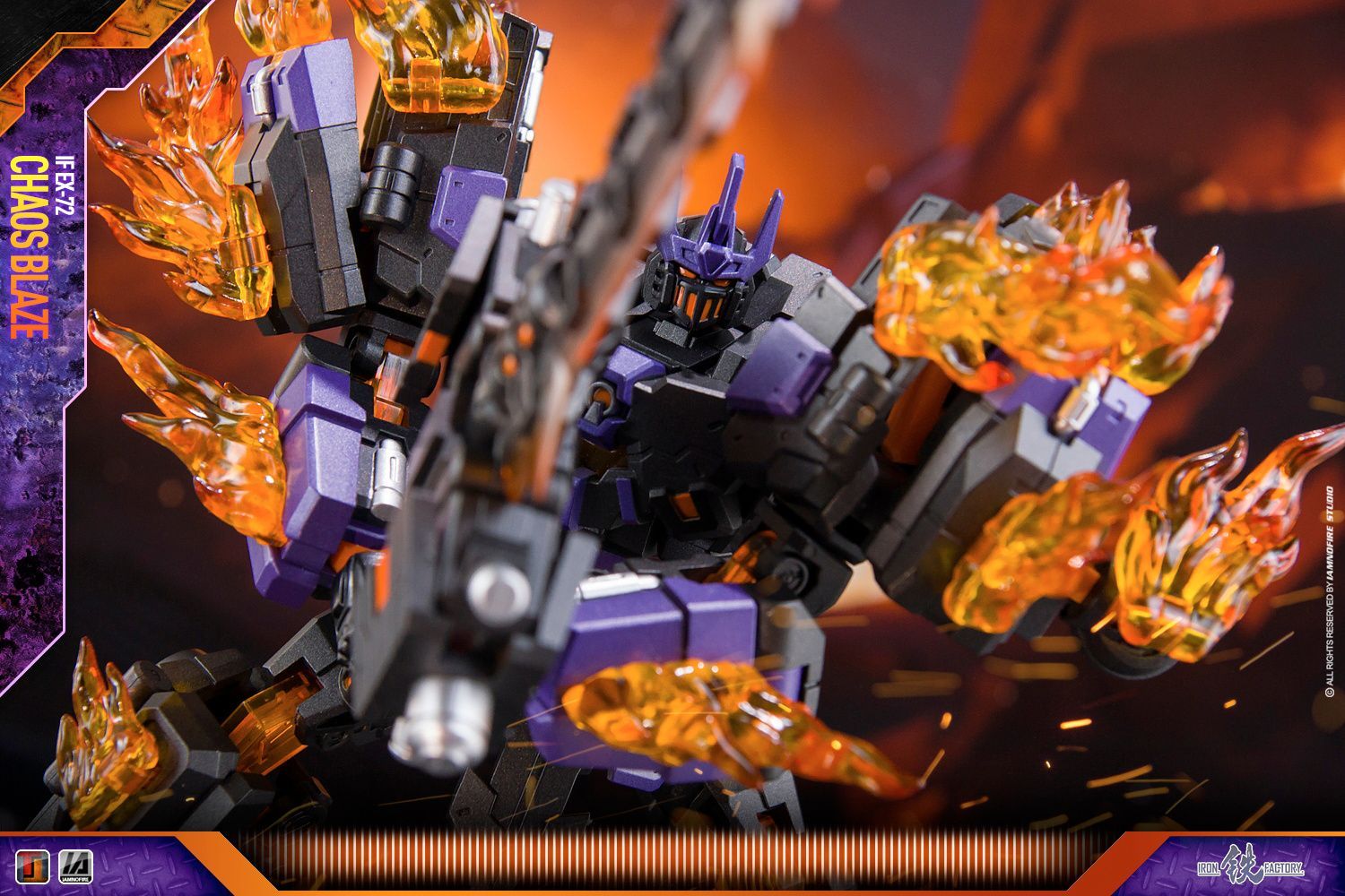 Iron Factory IF-EX72 Chaos Blaze Toy Photography Images by IAMNOFIRE