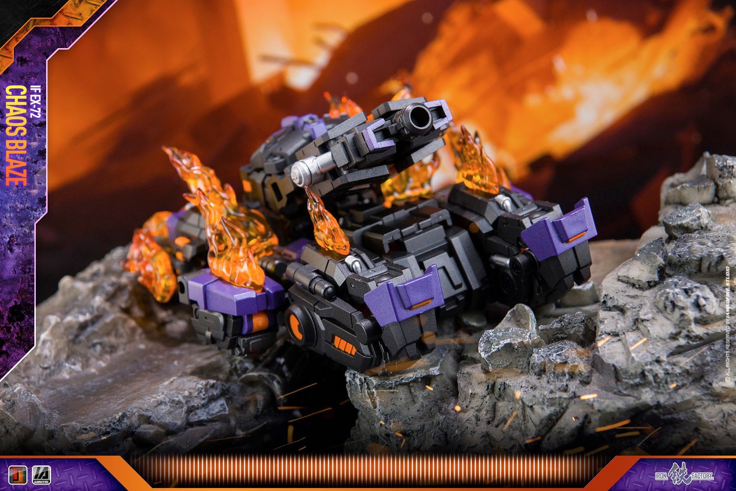 Iron Factory IF-EX72 Chaos Blaze Toy Photography Images by IAMNOFIRE