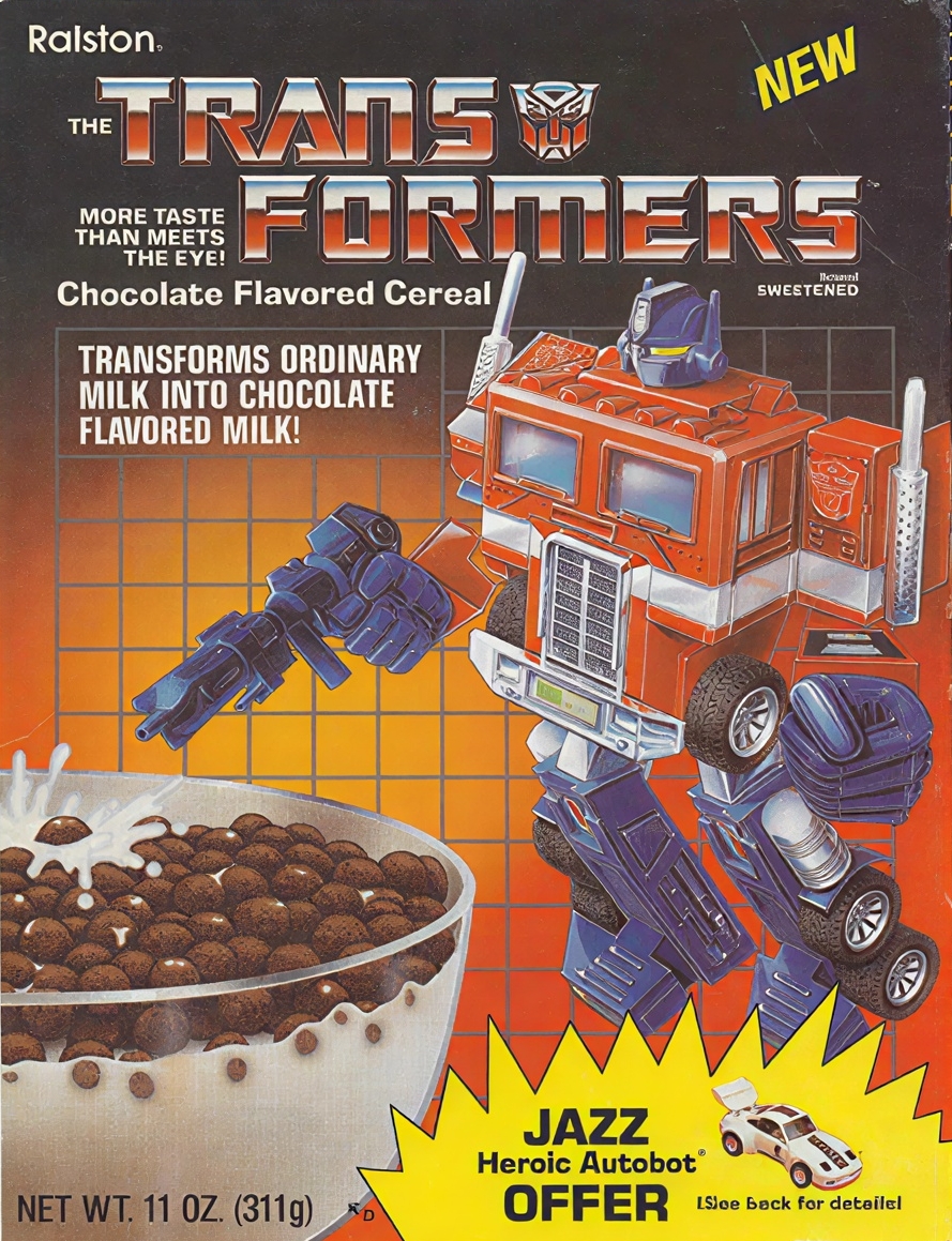 Daily Prime - Cancelled Optimus Prime's Transforming Chocolate Flavored Cereal