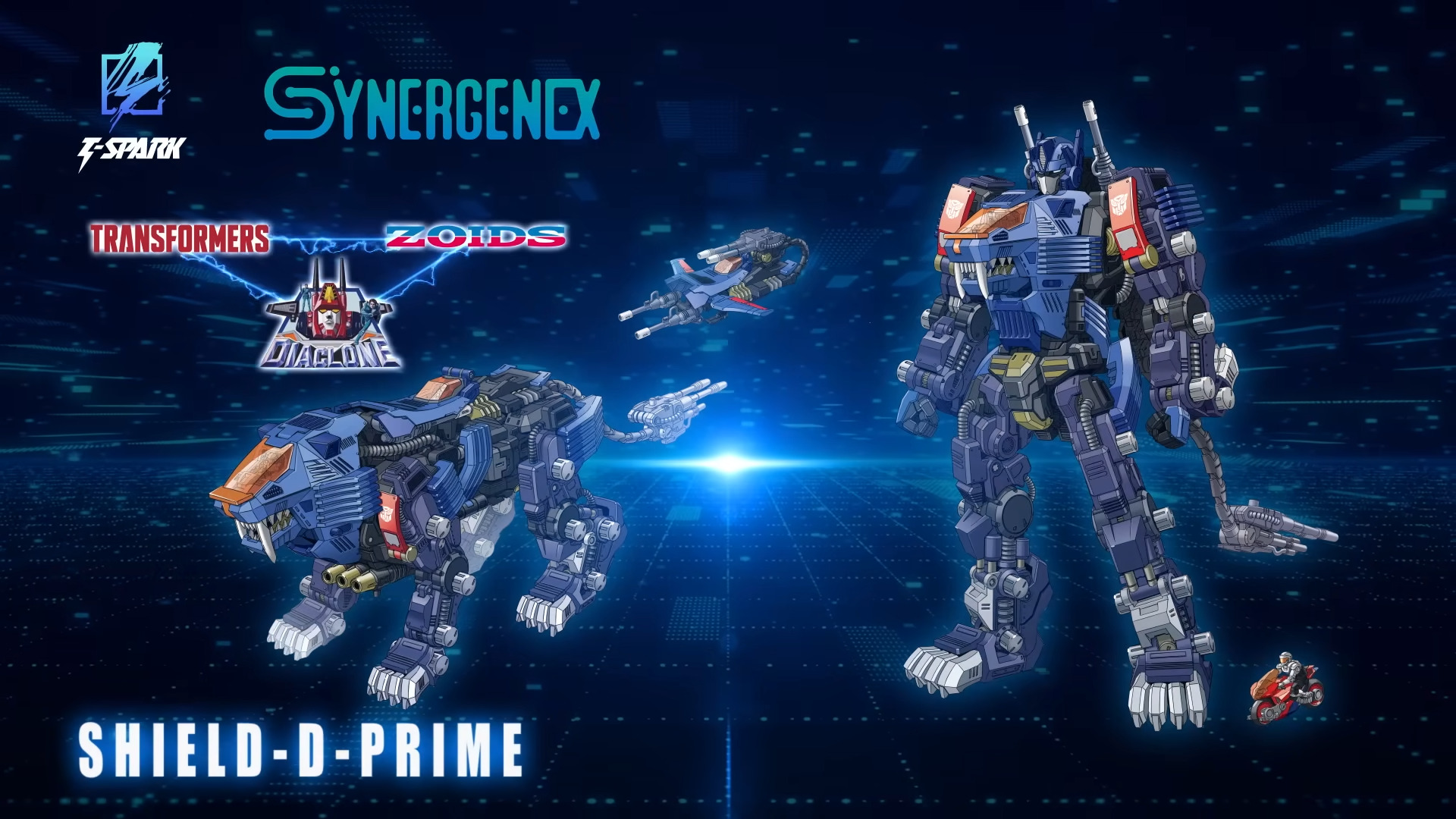 Daily Prime - Shield-D-Prime : Transformers × ZOIDS × Diaclone 
