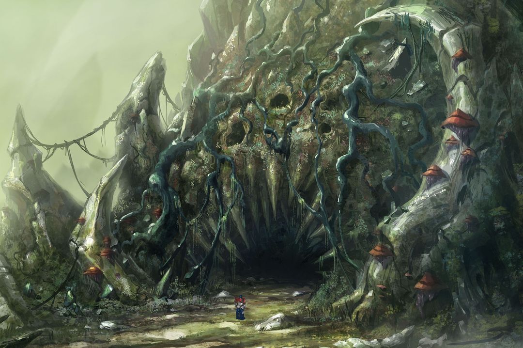 Transformers ONE Cave Entrance & Plants Official Concept Design Images